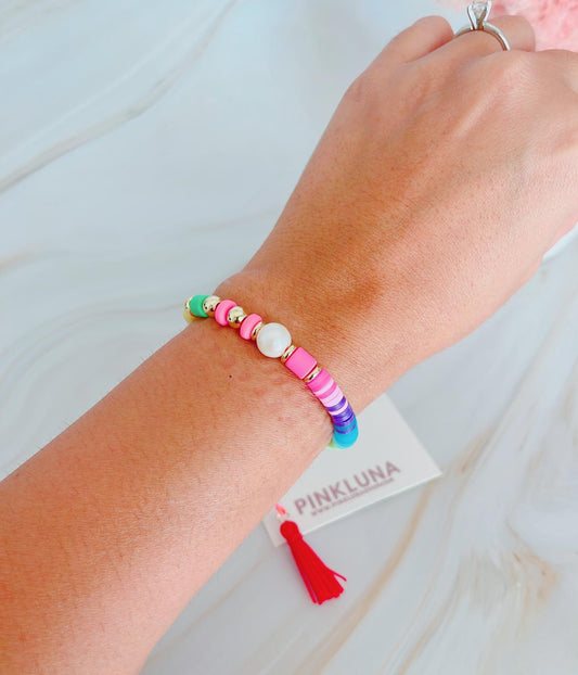 Pearl Rainbow Bracelet