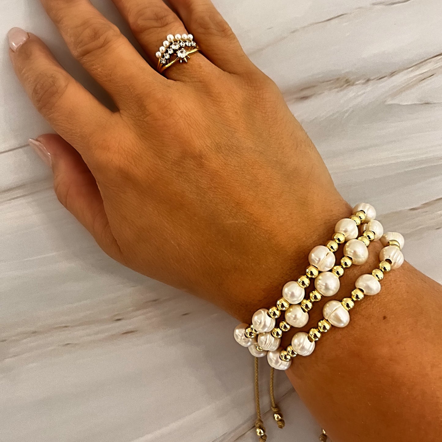 Pearl Bead Bracelet