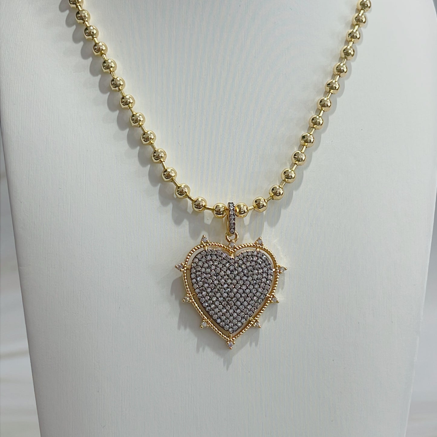 Black Heart Necklace