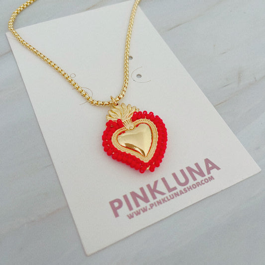 Color Heart Necklace