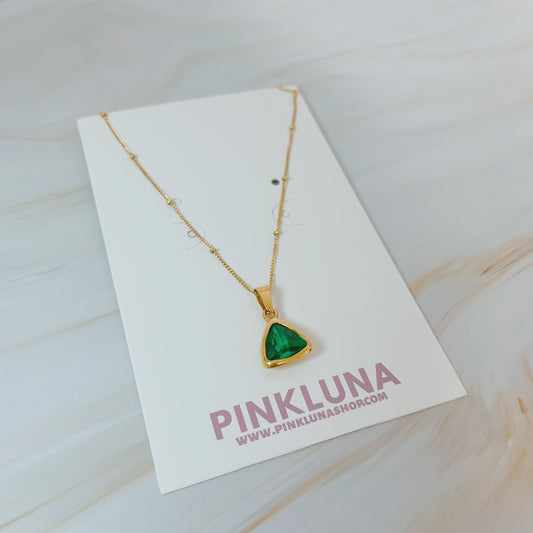 Emerald Solo Necklace