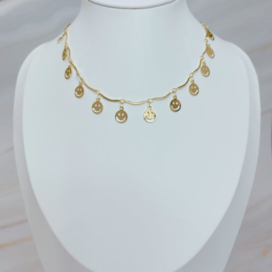 Smile Gold Necklace