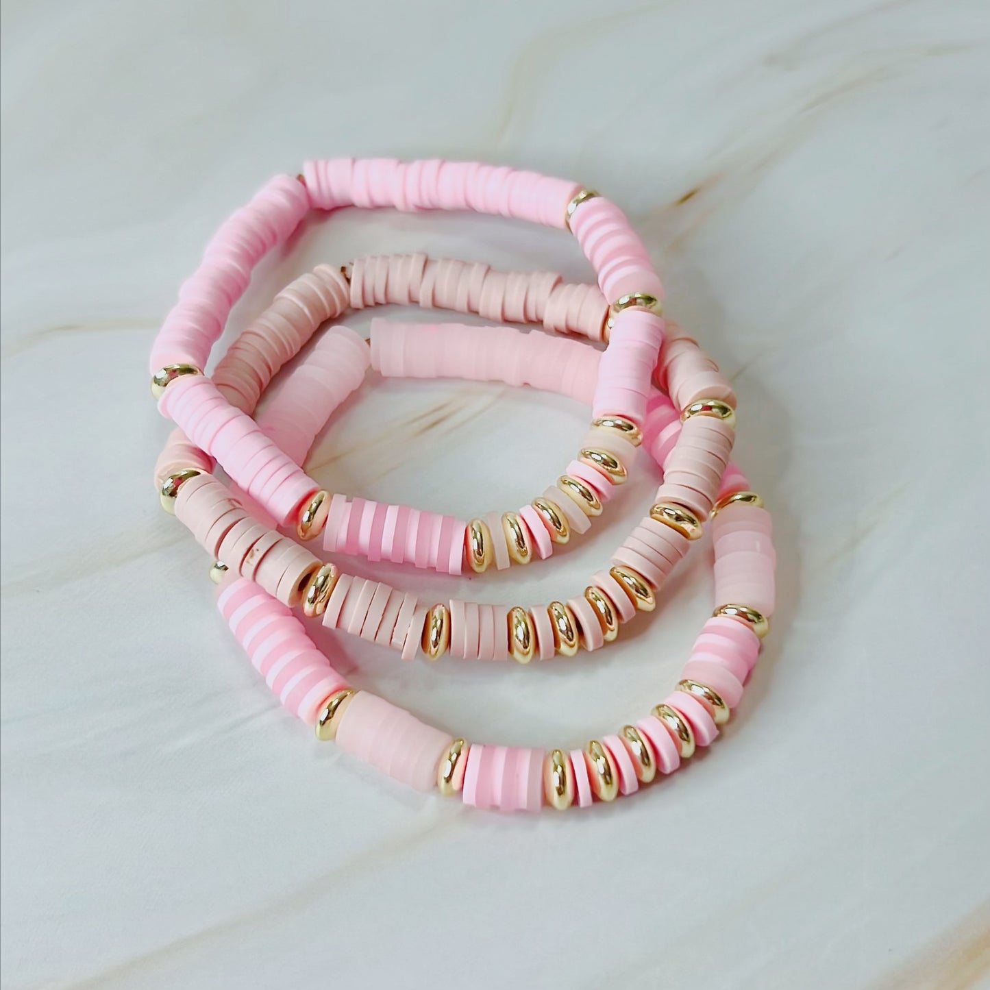 Rose Gold Rubber Bracelet