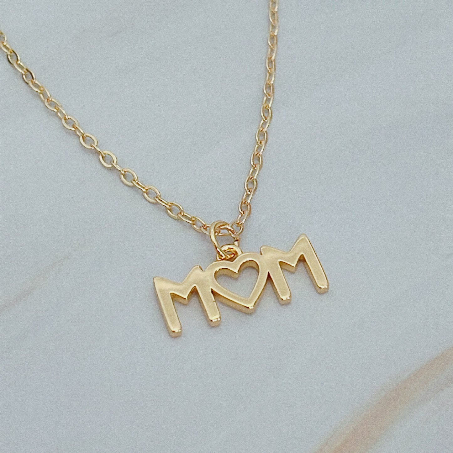 Mom Heart Necklace