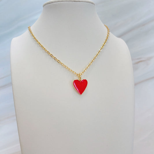 Red Mini Heart Necklace