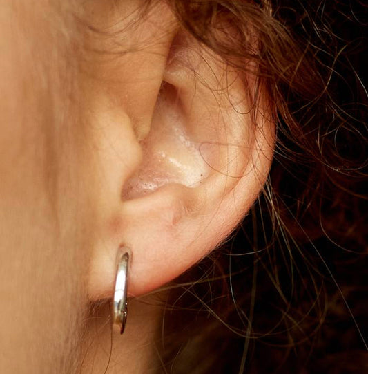 Basic Silver Hoops