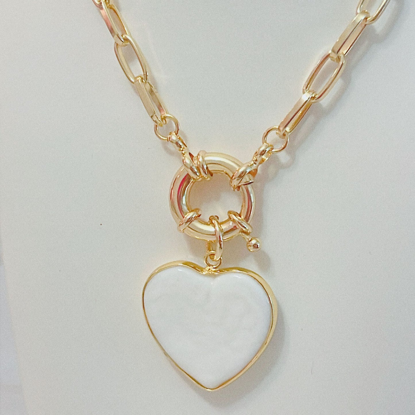 Long Heart Necklace