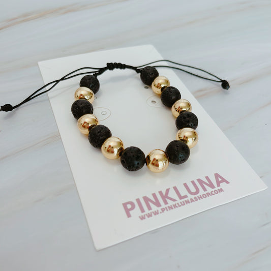 Volcanica and Beads Bracelet Men