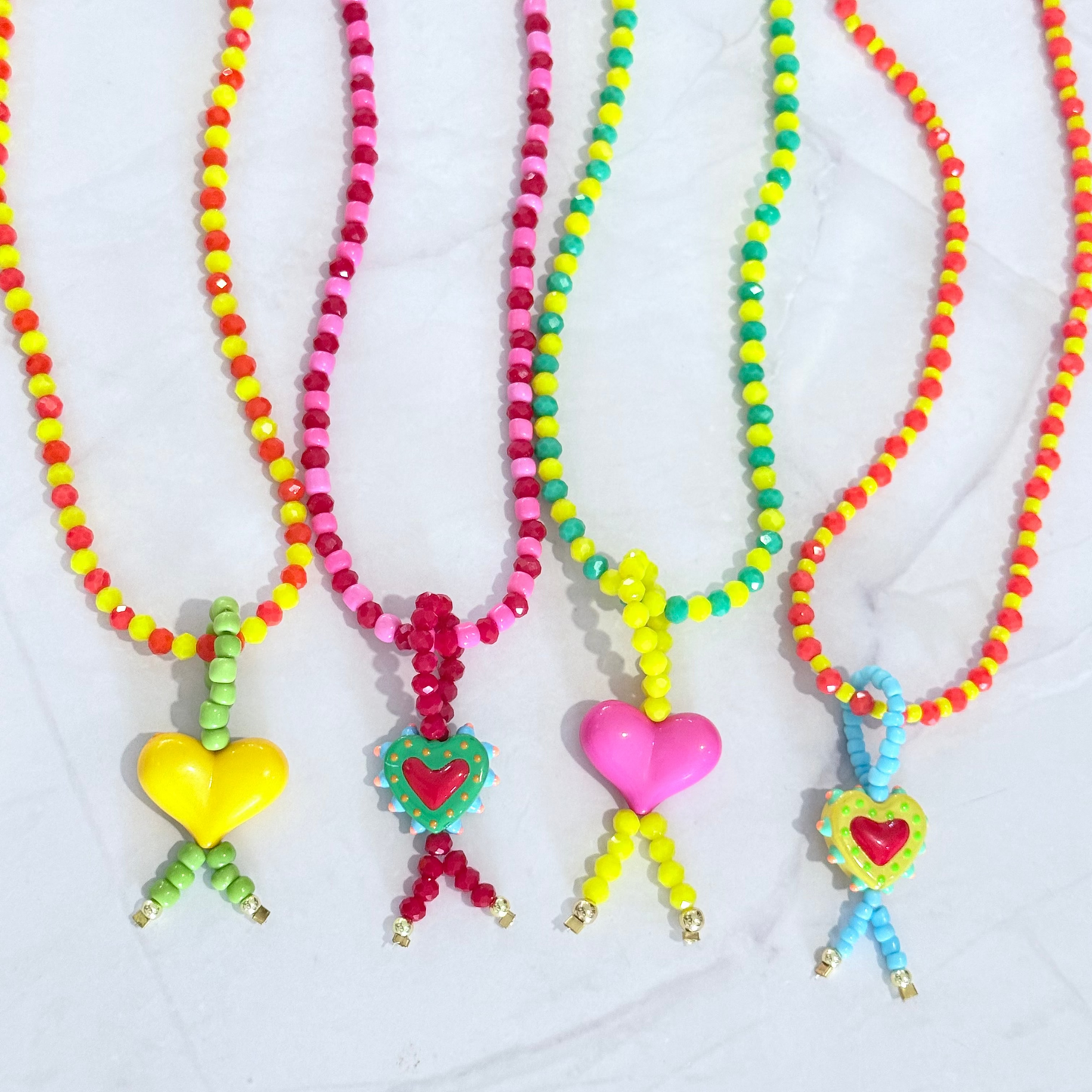 Beaded Heart Necklace