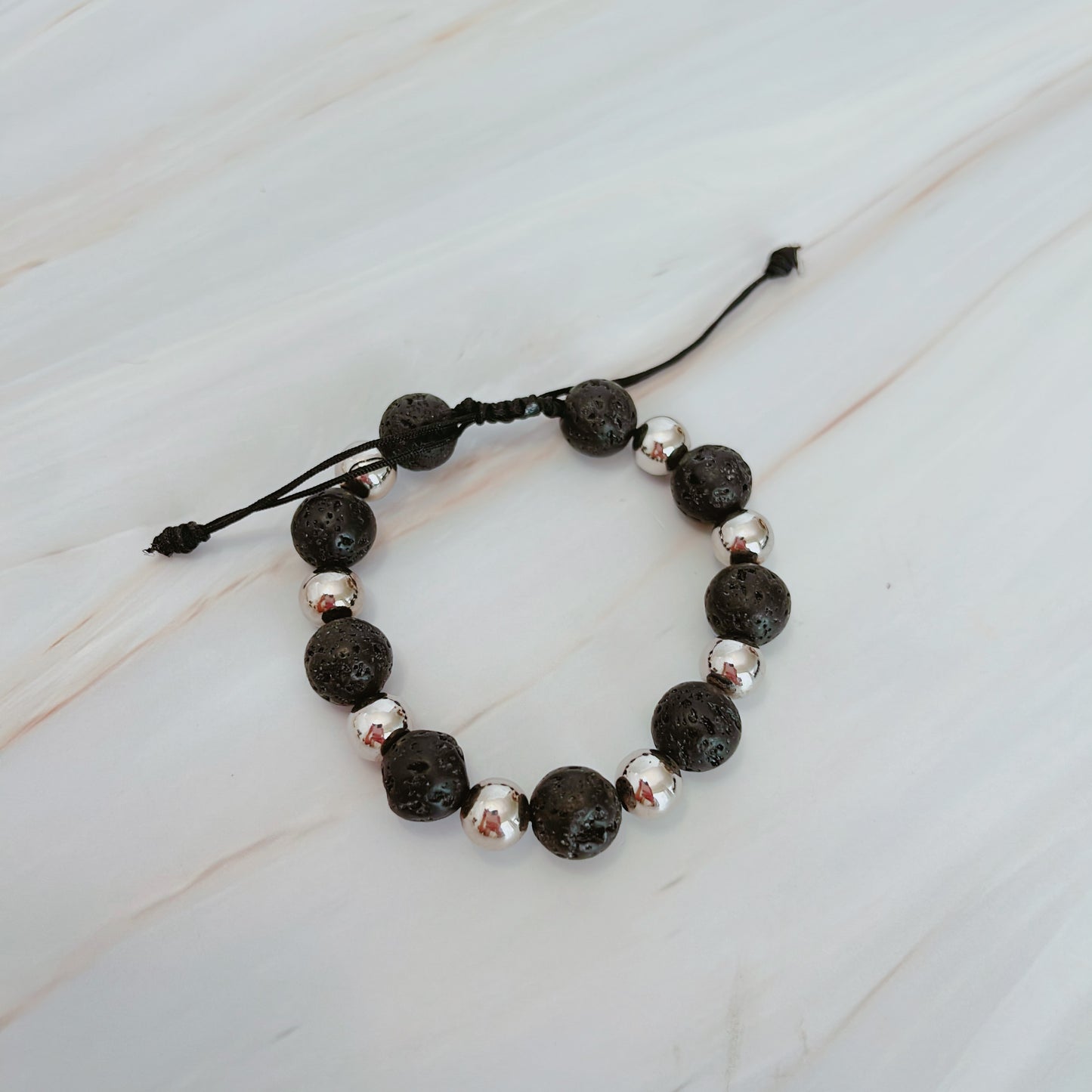 Volcanica and Beads Bracelet Men