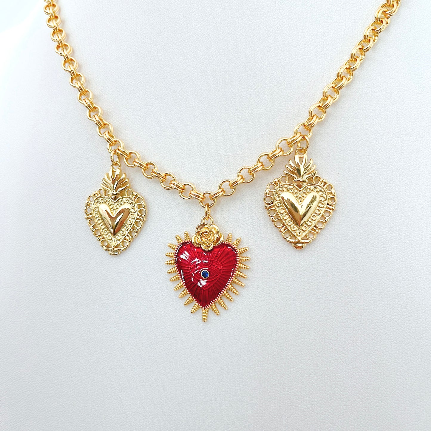 Red Heart Necklace