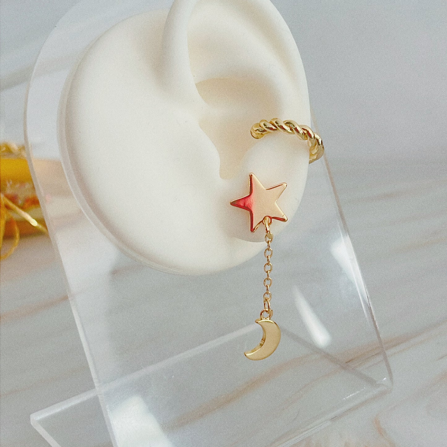 Moon & Star Earrings