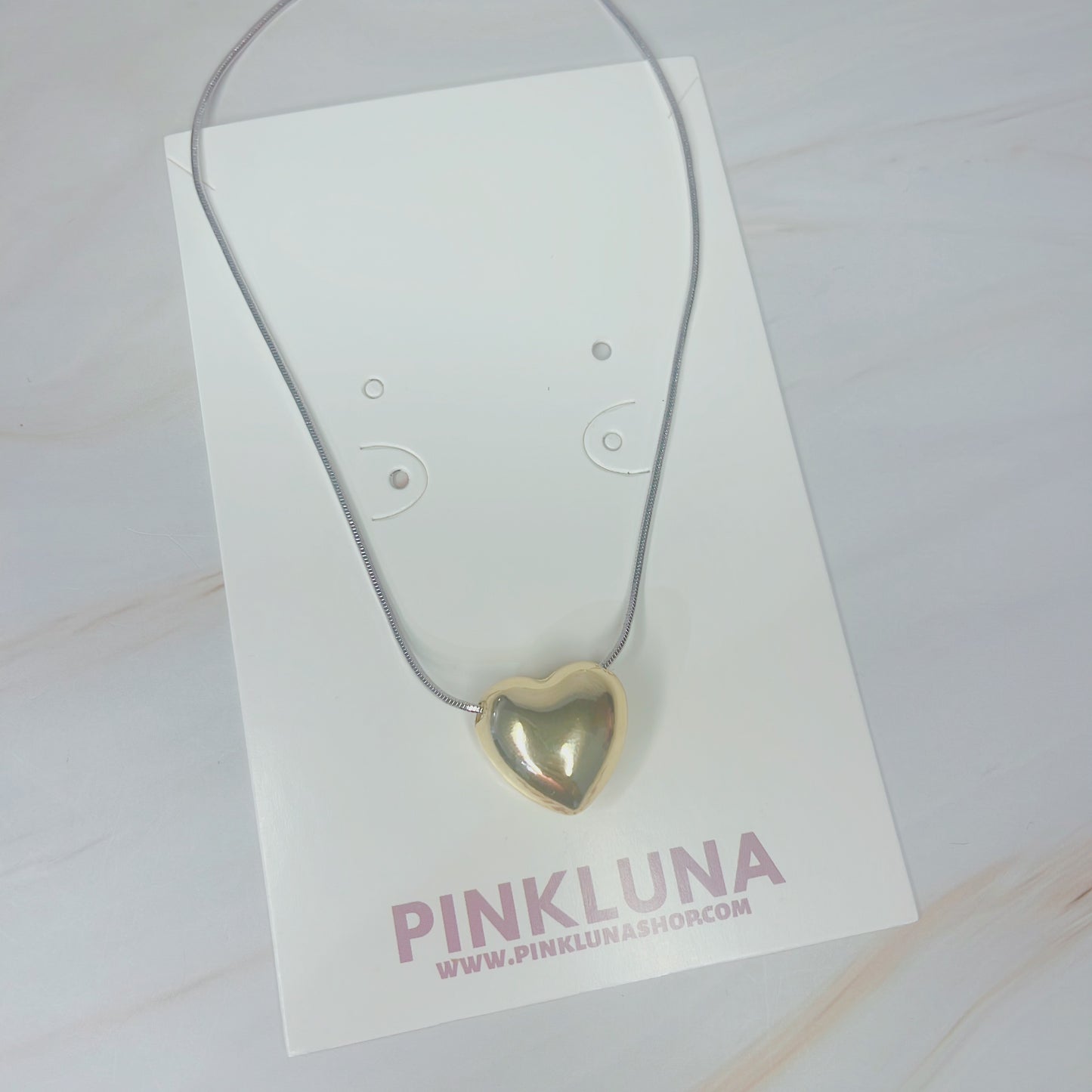 Chunky Heart Necklace