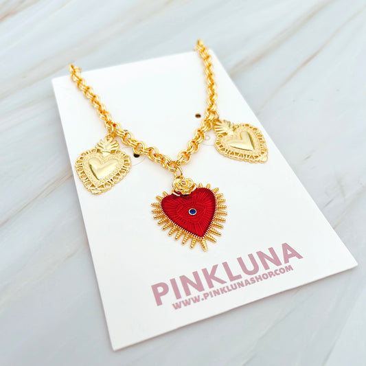 Red Heart Necklace