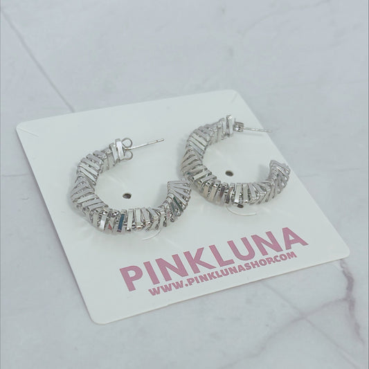 Silver Hoops