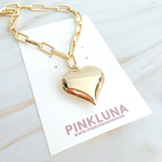 Heart Necklace Long