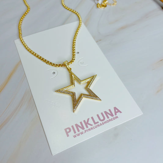 Star Long Necklace