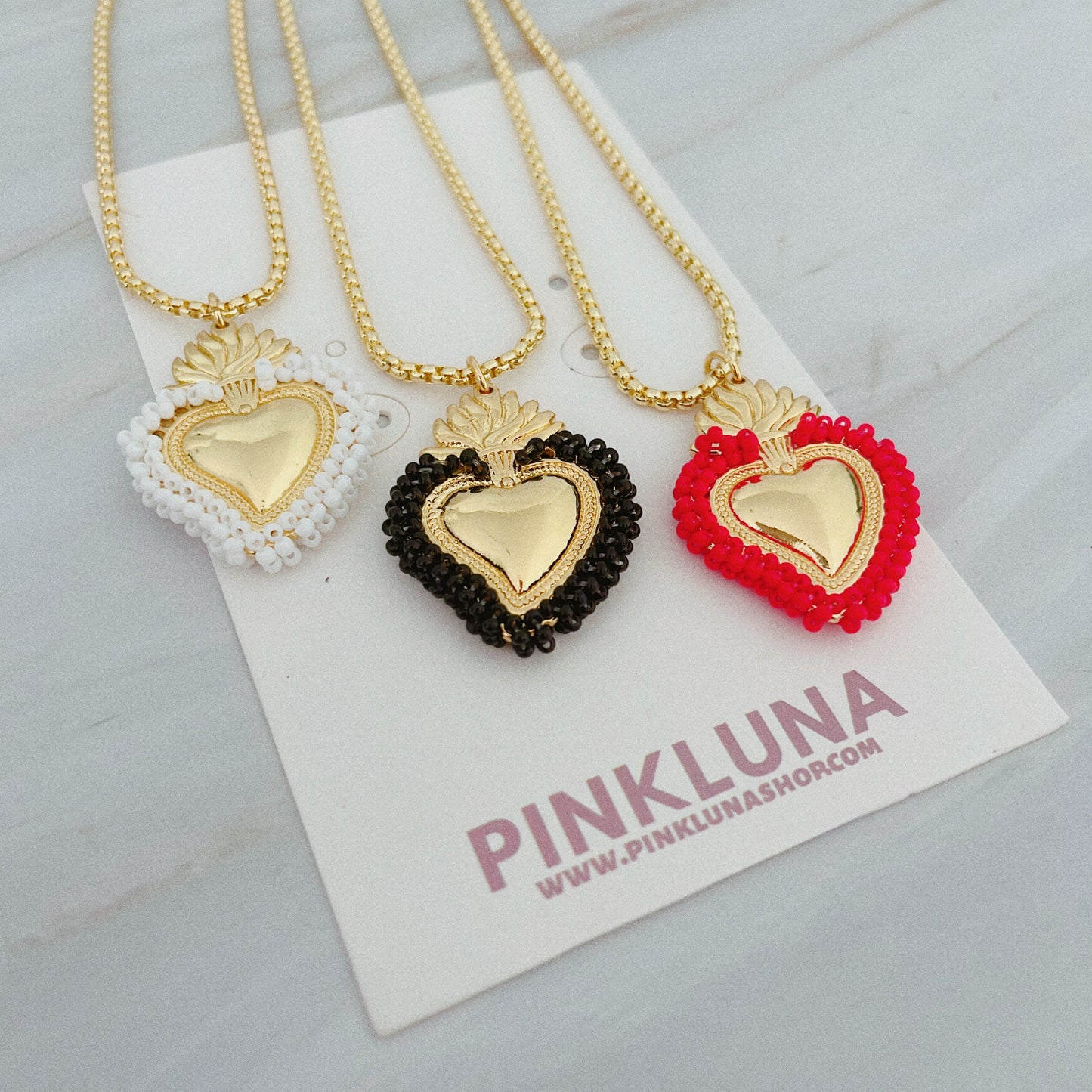 Color Heart Necklace