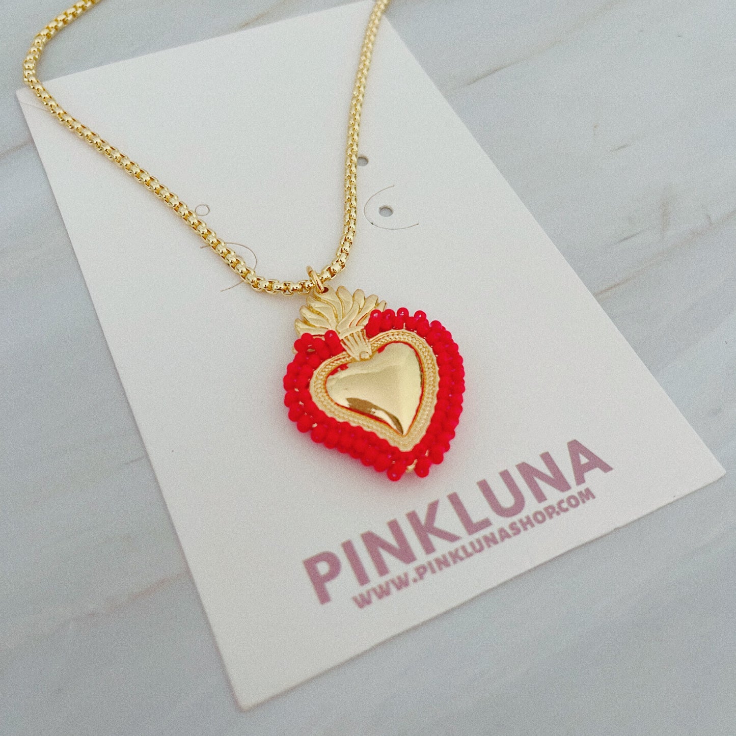 Color Heart Necklace