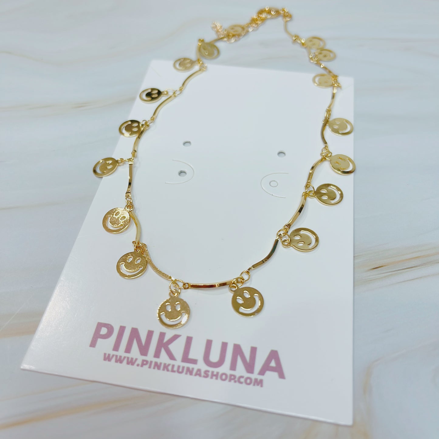 Smile Gold Necklace