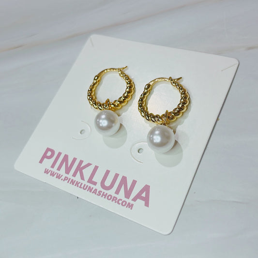 Pearl Hoops