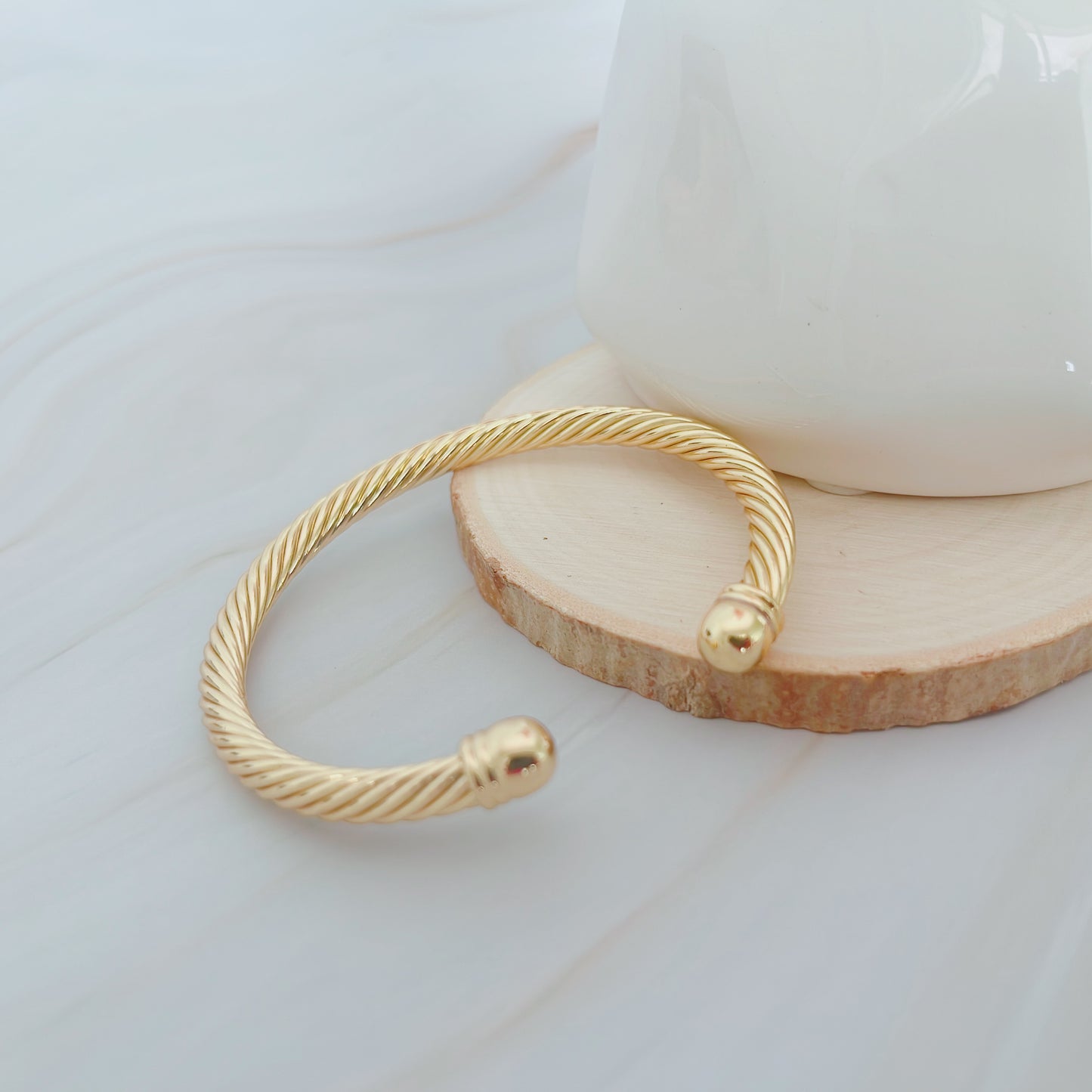 Gold Bangle Bracelet