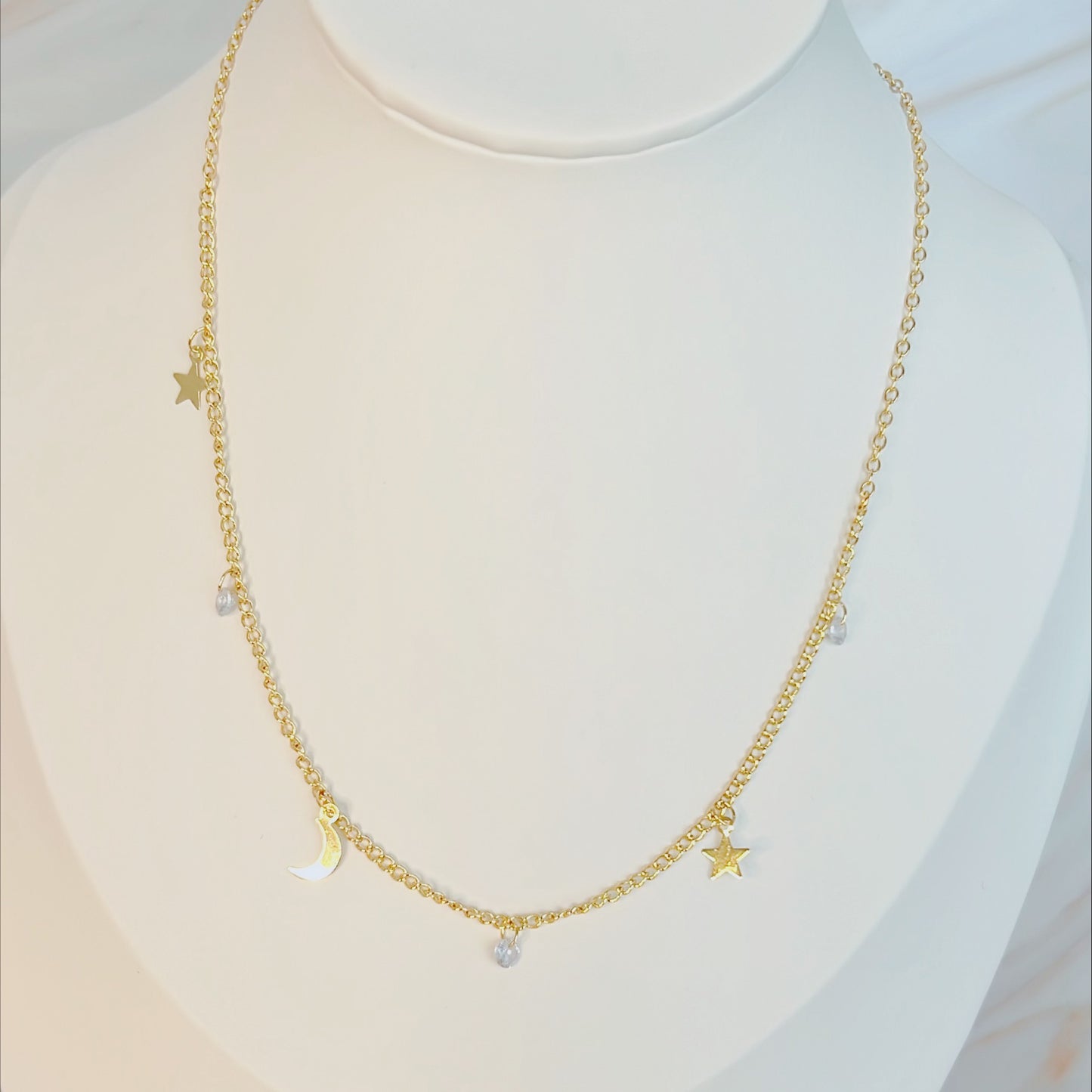 Stars and Moon Necklace