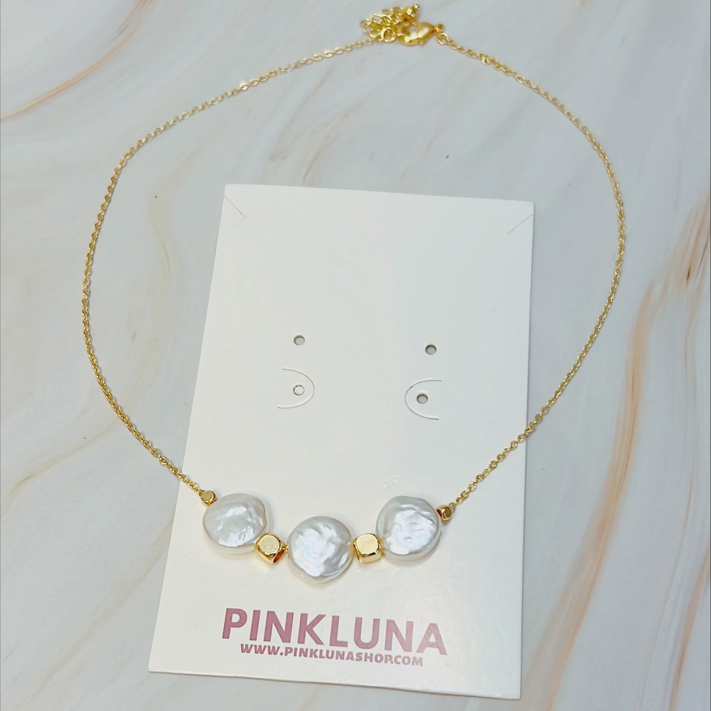 Pearl and Gold Necklace