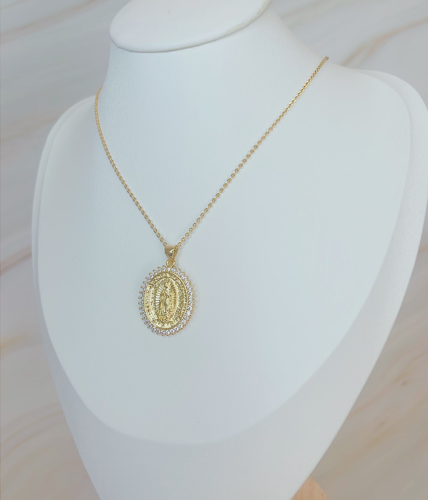 Guadalupe Virgin Necklace