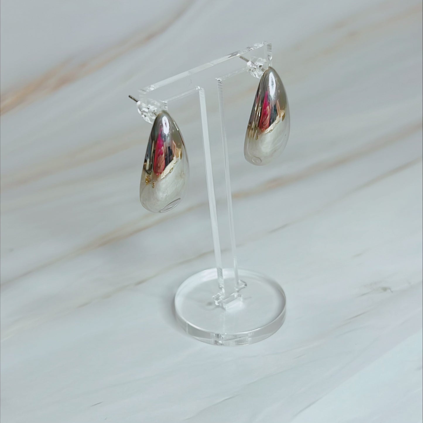 Silver Drop Earring