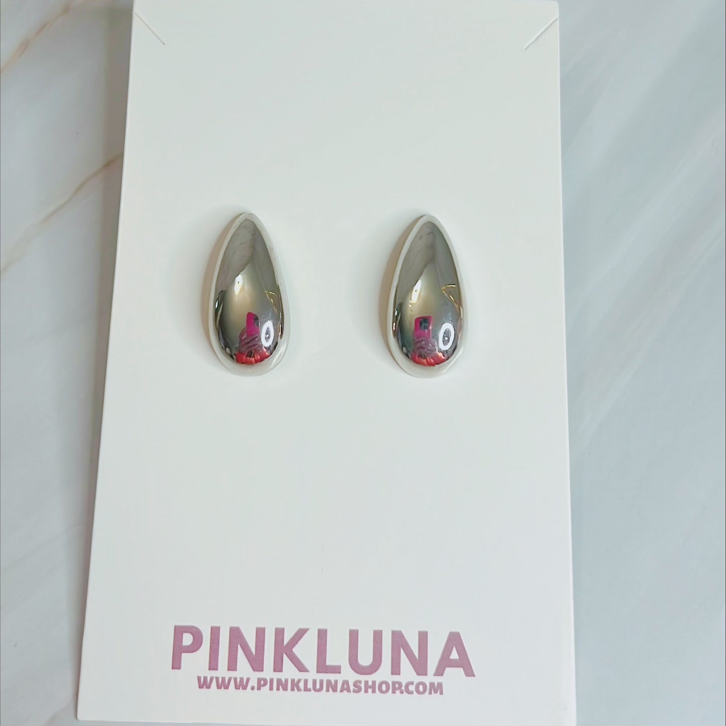 Silver Drop Earring