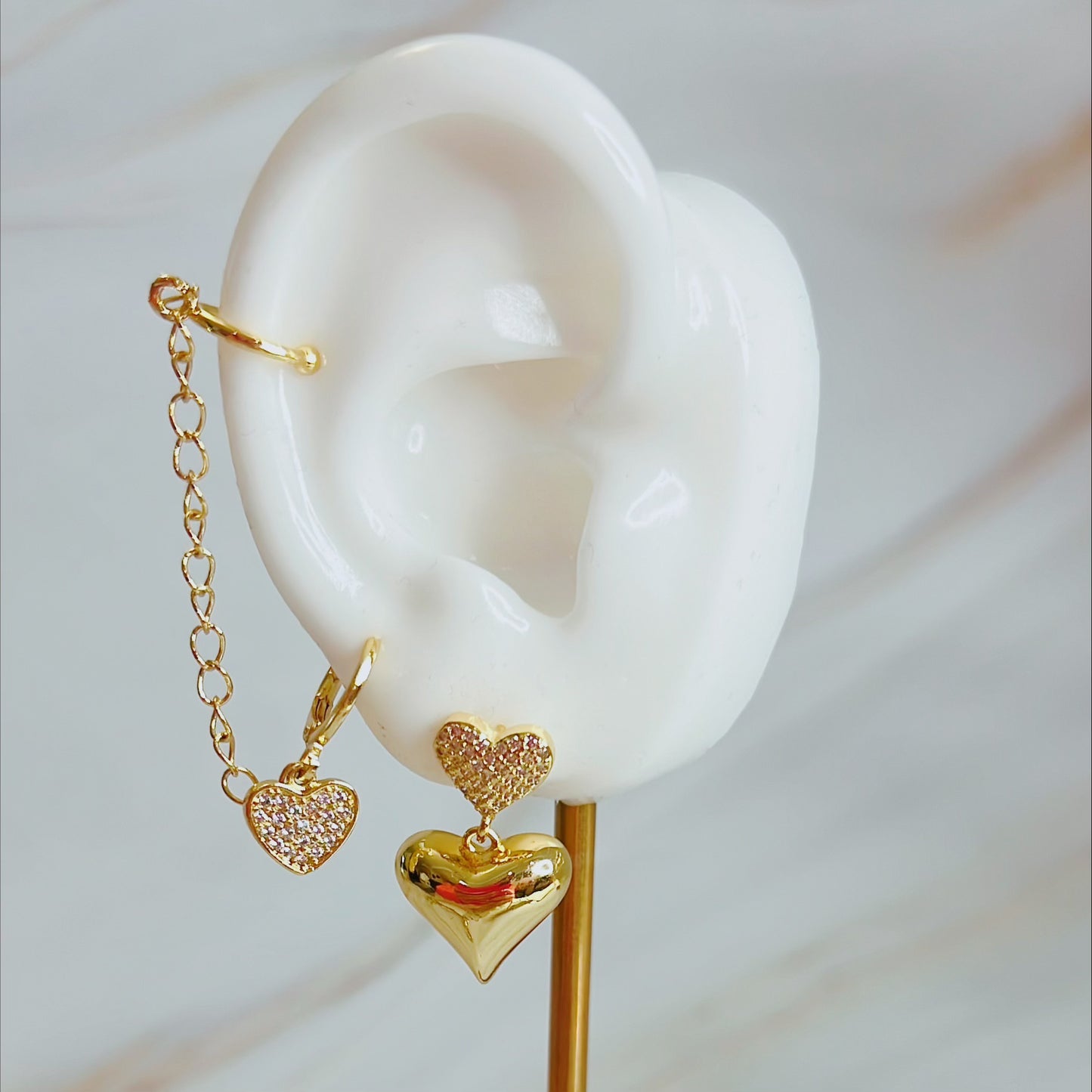 Heart Earring Cuff