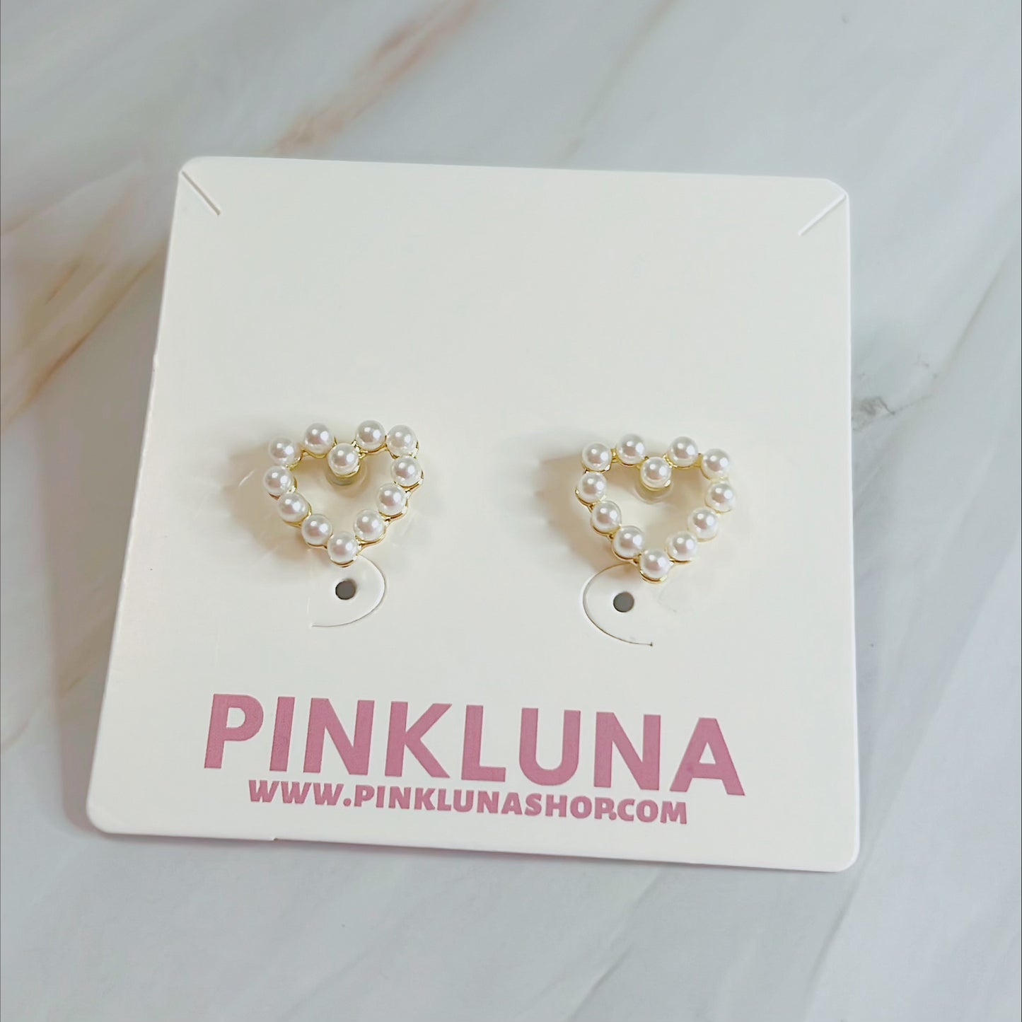 Pearl Heart Earring