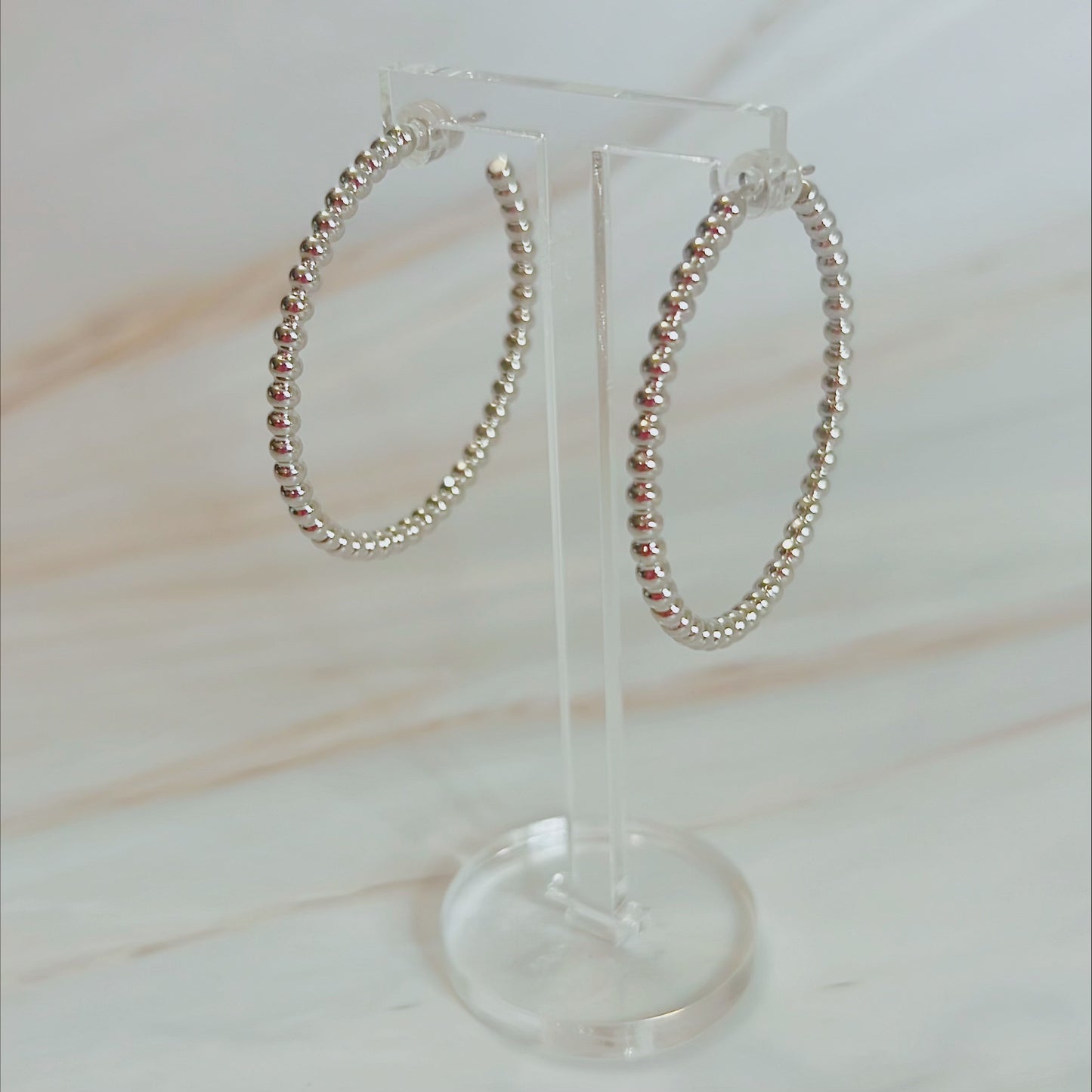 Silver Hoops Earring