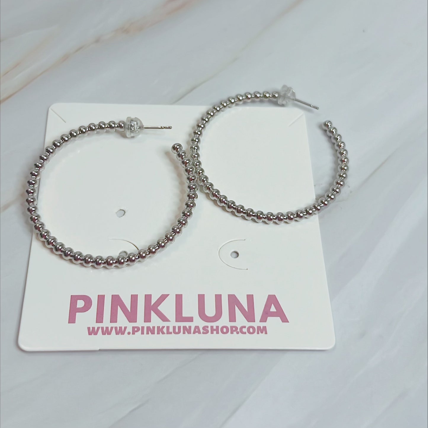 Silver Hoops Earring