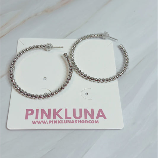 Silver Hoops Earring