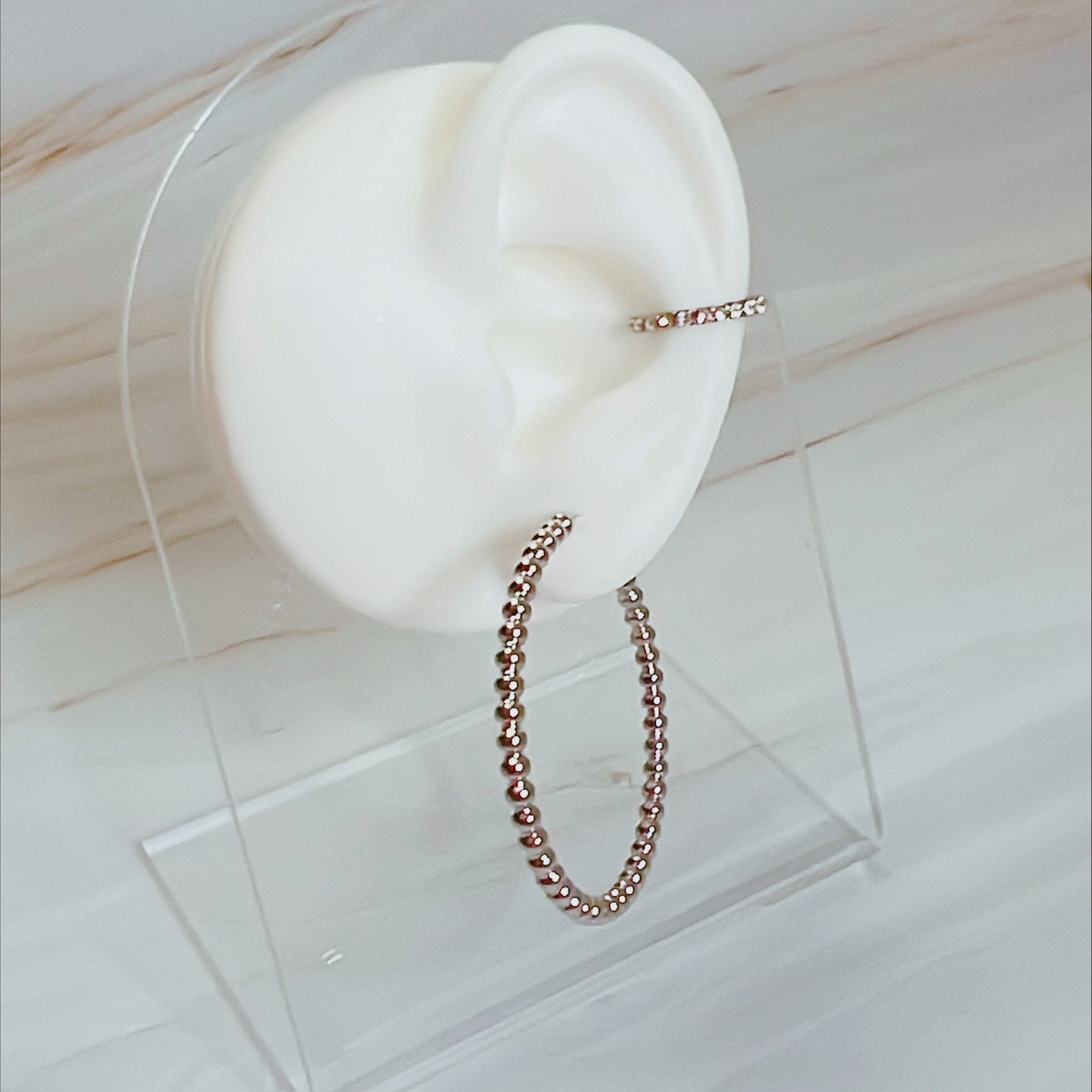 Silver Hoops Earring