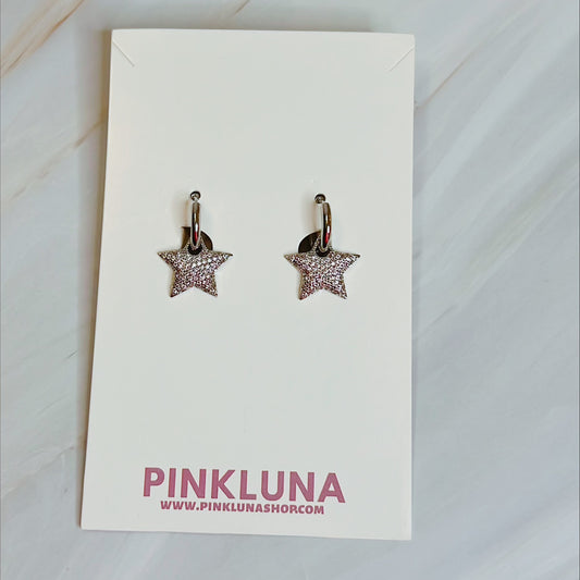 Star Silver Earring