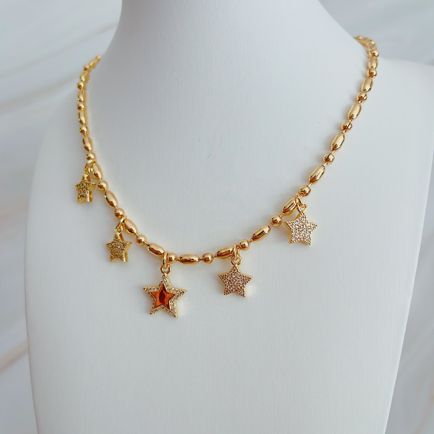 Tiny Stars Necklace