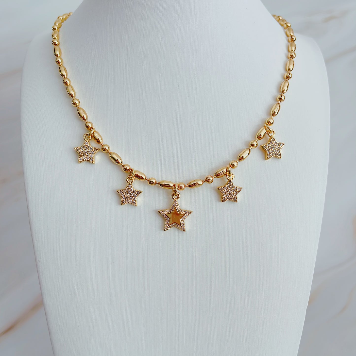 Tiny Stars Necklace