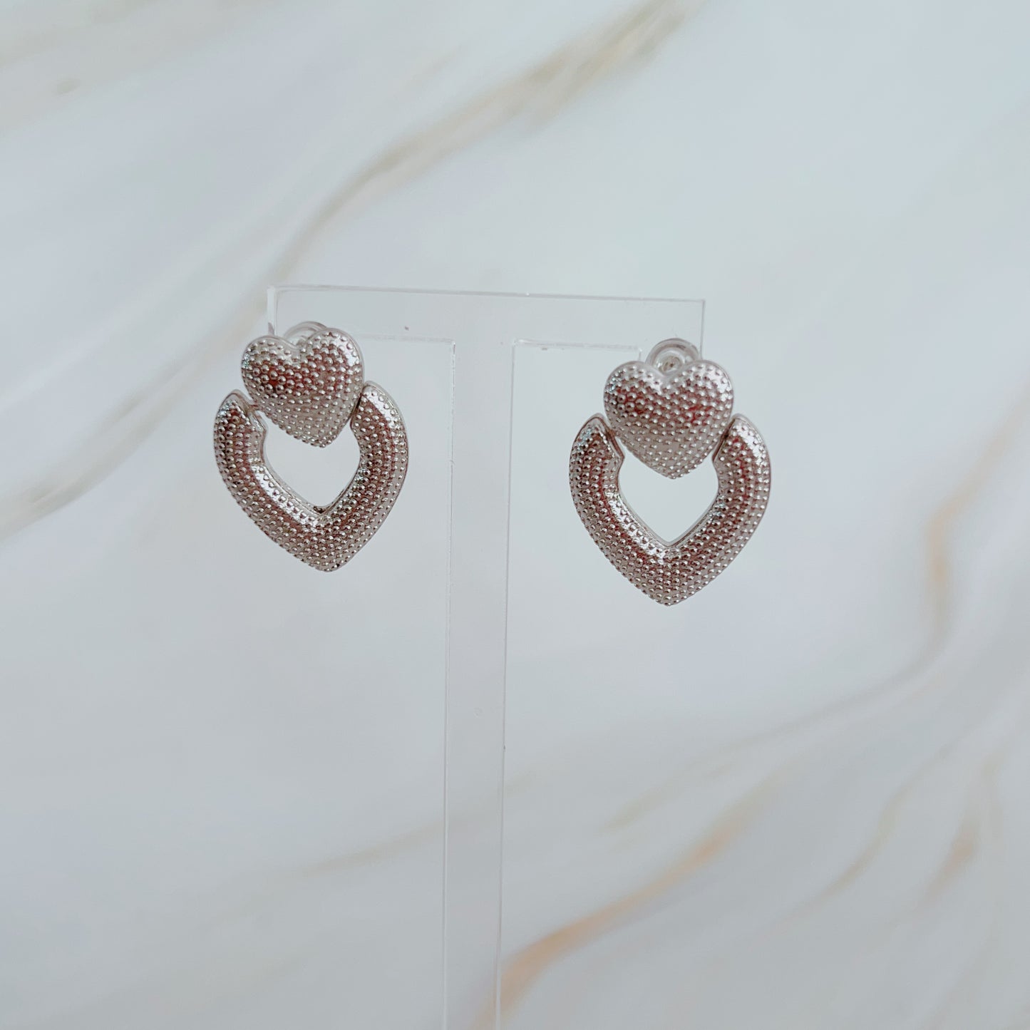 Double Heart Earring