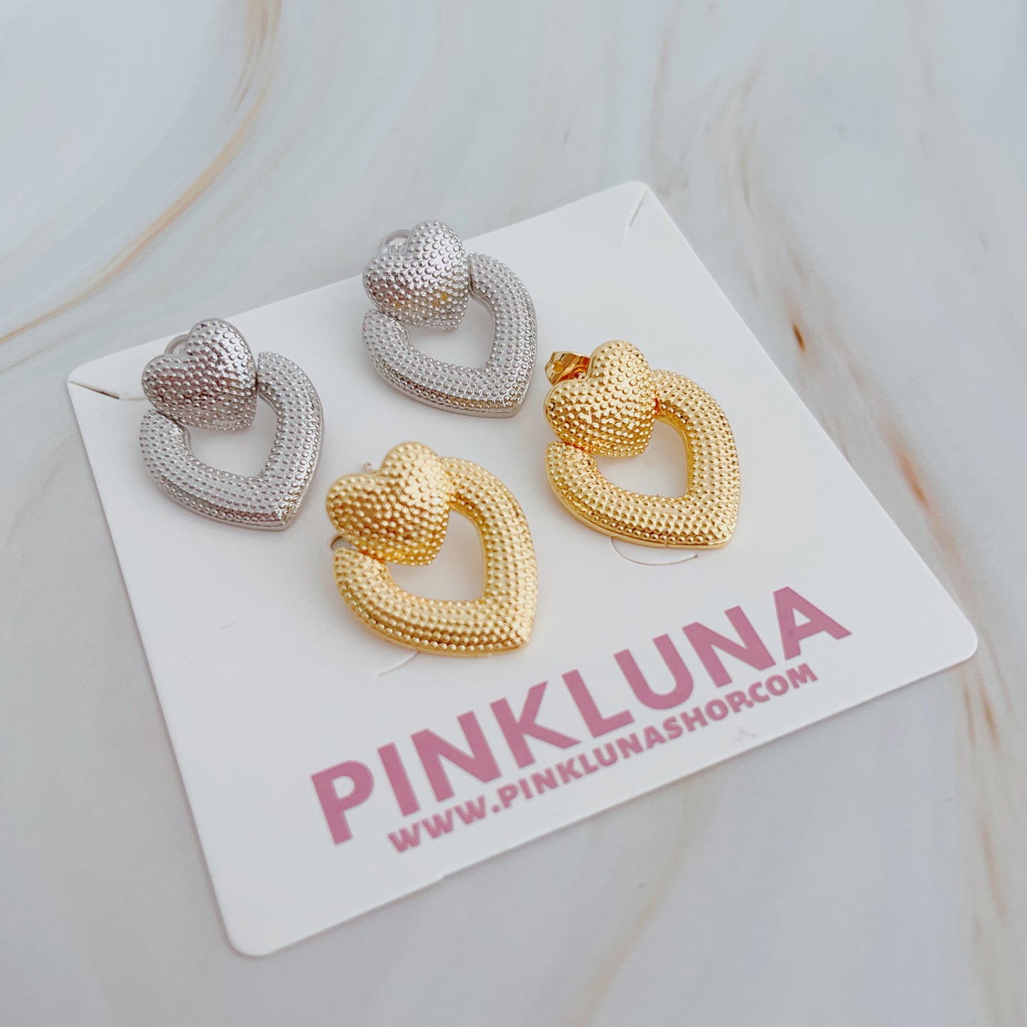 Double Heart Earring