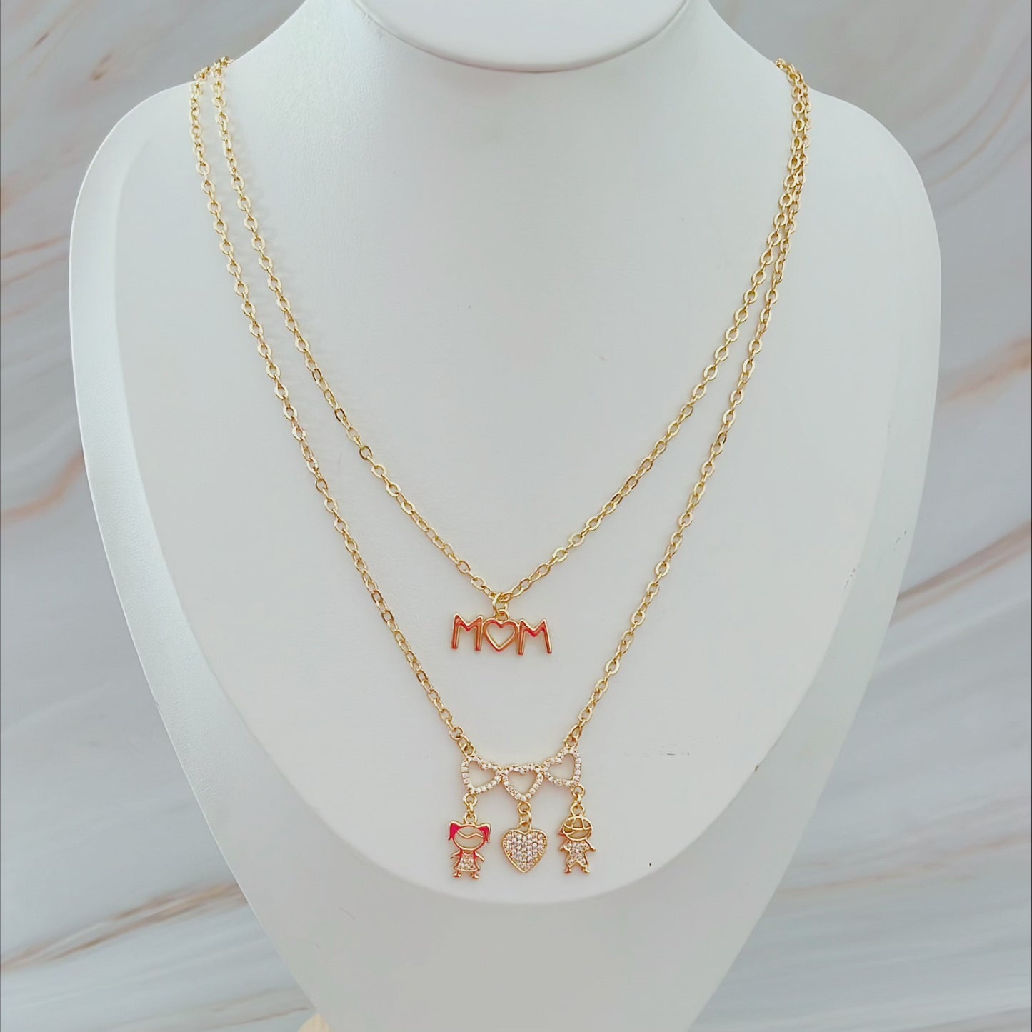 Double Mom Necklace