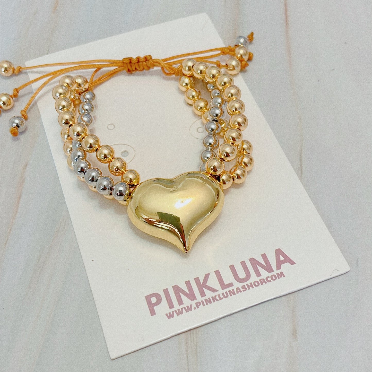 Chunky Heart Bracelets