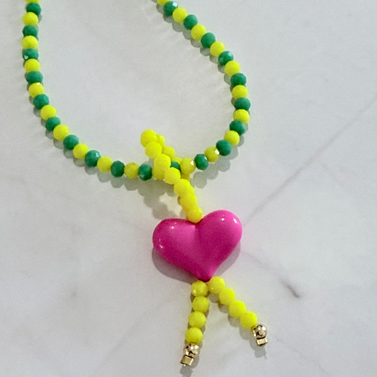 Beaded Heart Necklace