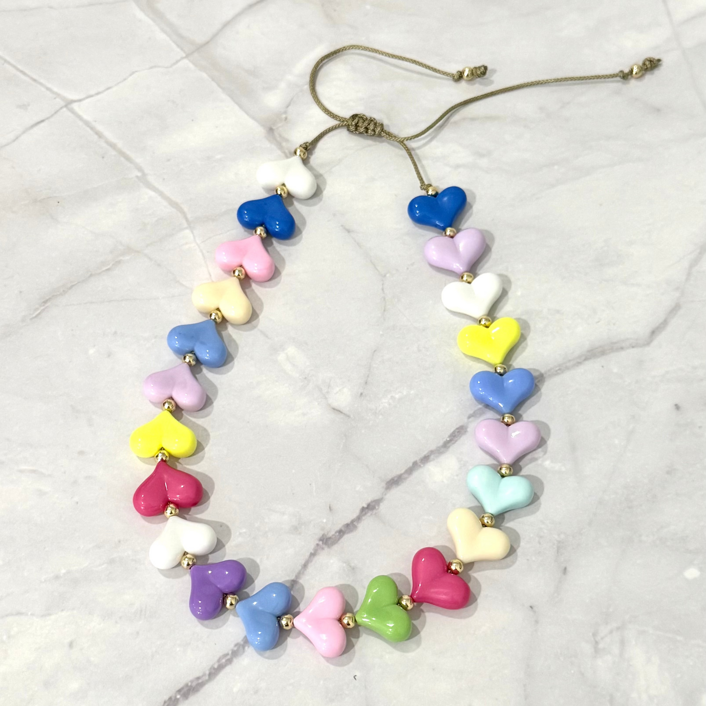 Candy Hearts Necklace