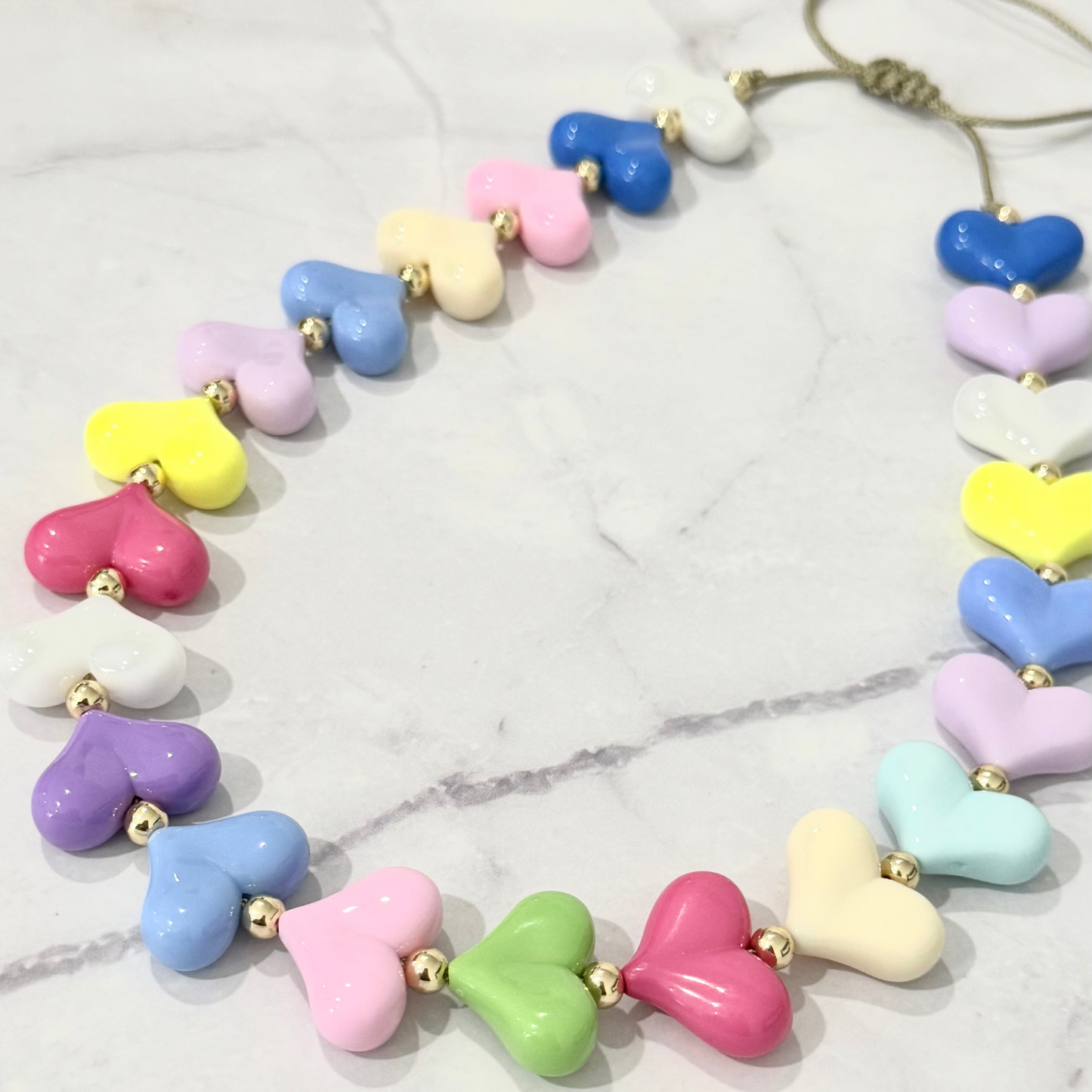 Candy Hearts Necklace