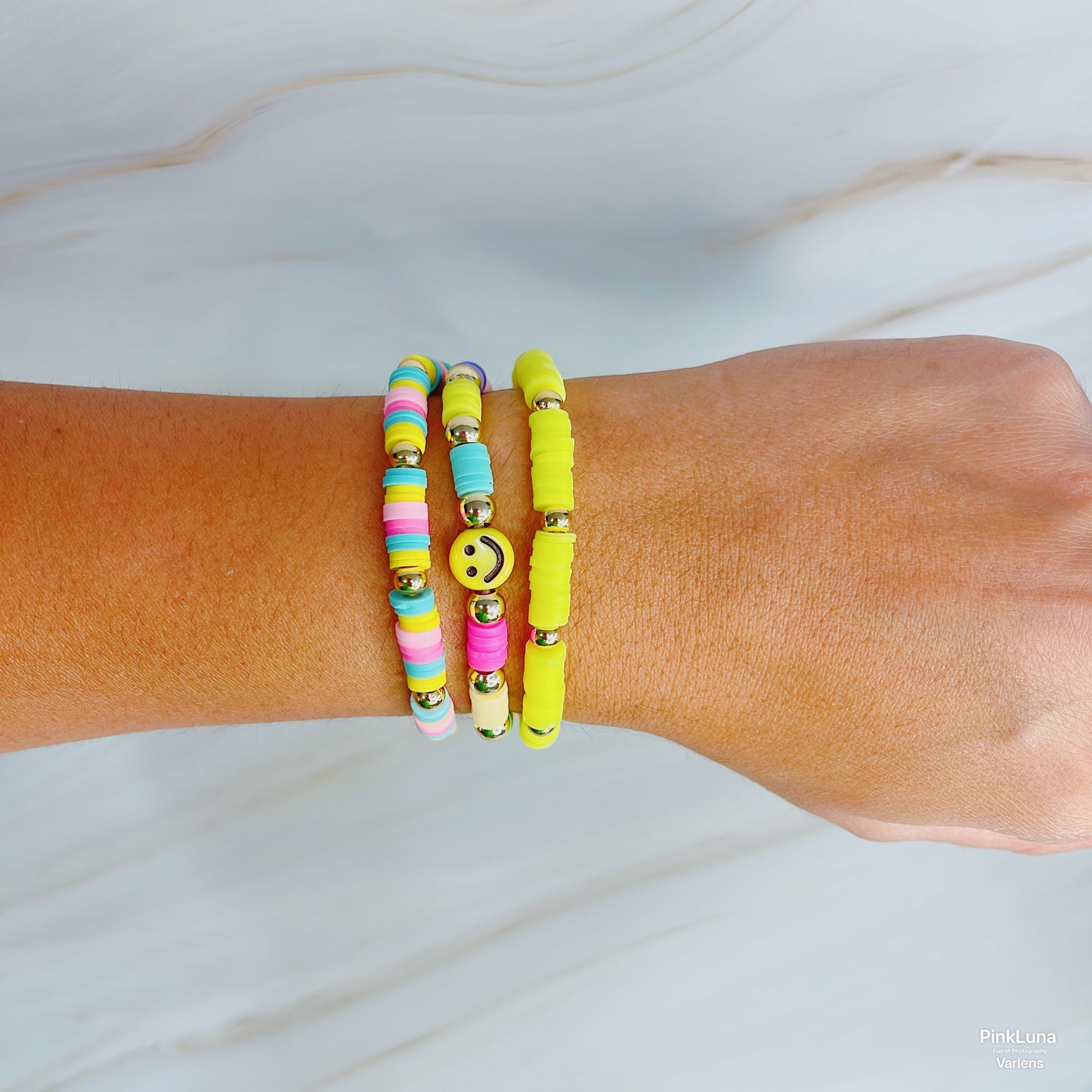 Summer Happy Face Bracelet