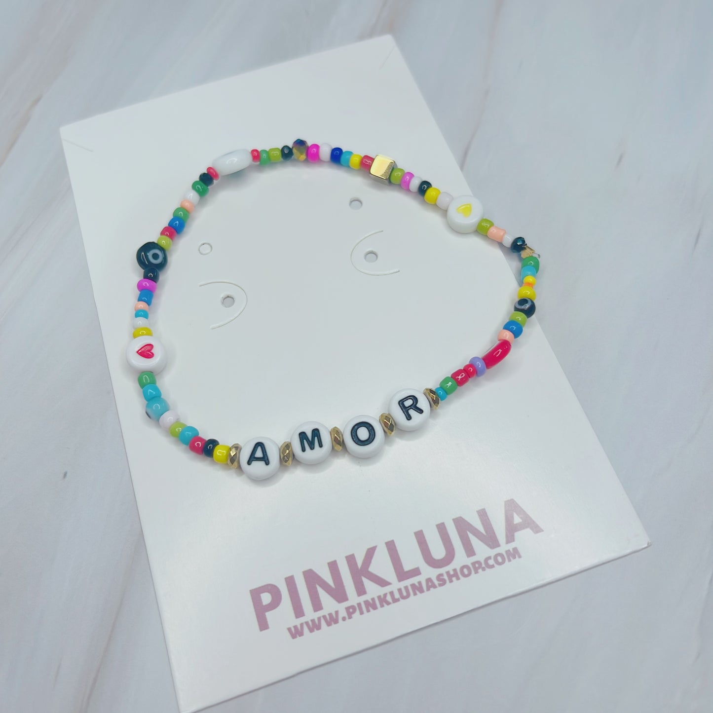 Love/Amor anklet