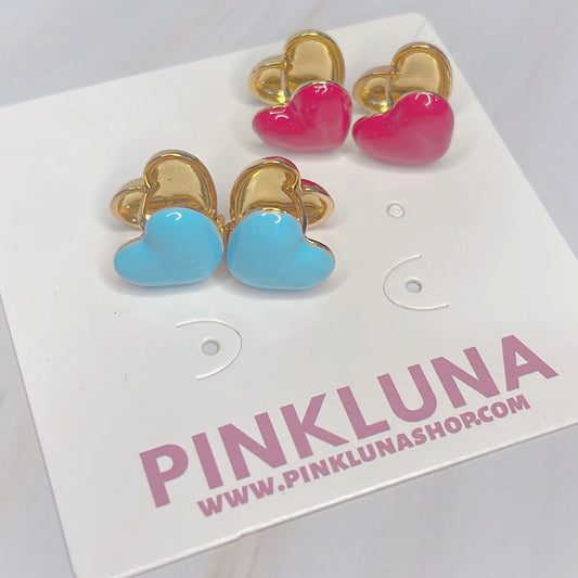 Double Heart Earring